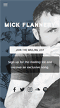 Mobile Screenshot of mickflannery.com